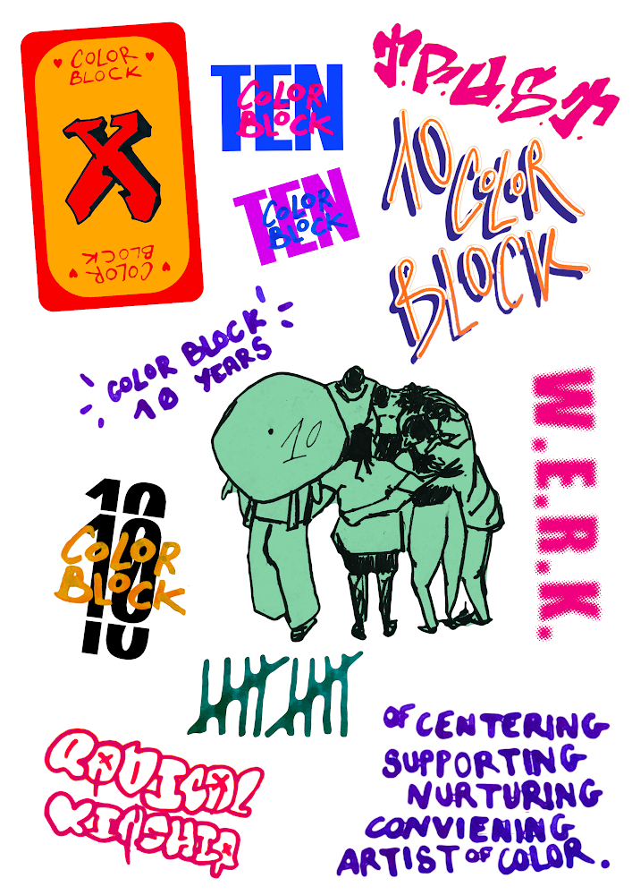 2023 Color block 10th edition - Stickers bundle